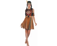 Role play-set for adult Indian Girl (headpiece, dress, belt, armbands), size S